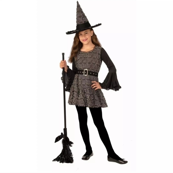 Rubie's Wild 'n Witchy Patchwork Witch Child Sz. M (5-7 yrs old) Costume - Picture 1 of 13